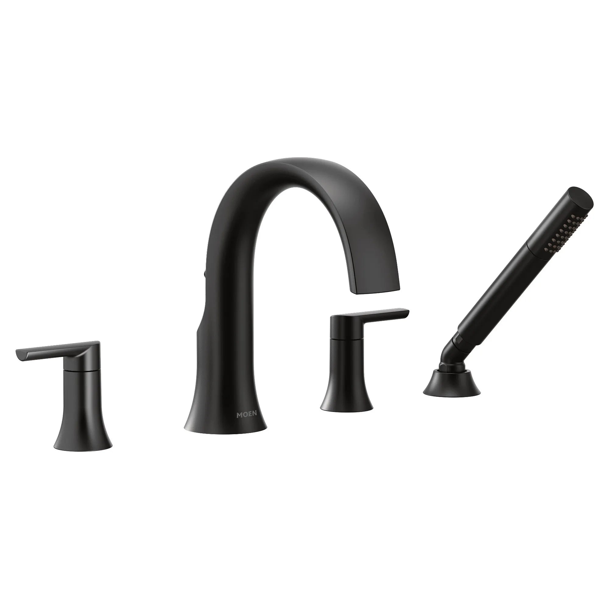 Doux Two-Handle Non-Diverter Roman Tub Faucet - Image 4