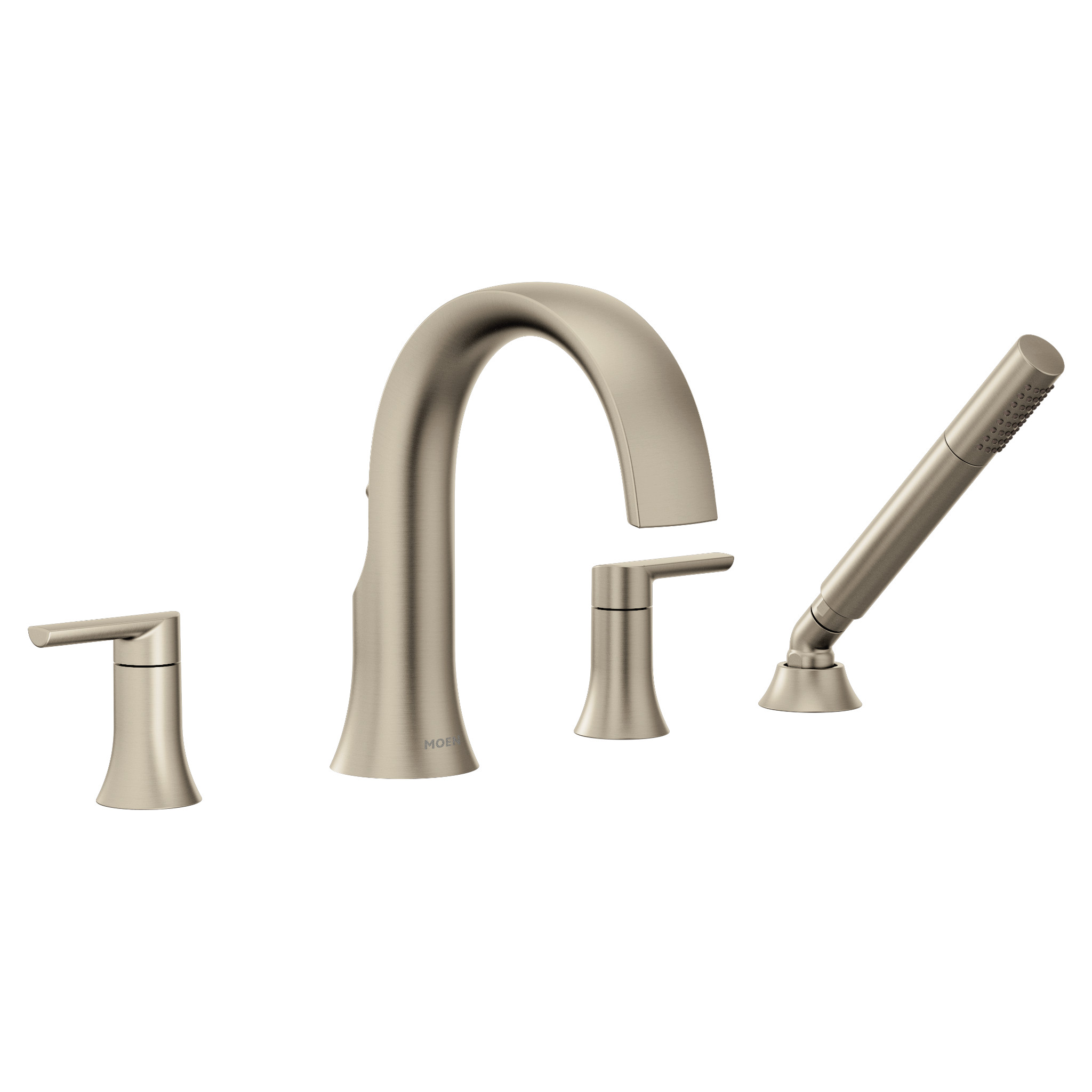 Doux Two-Handle Non-Diverter Roman Tub Faucet - Image 5