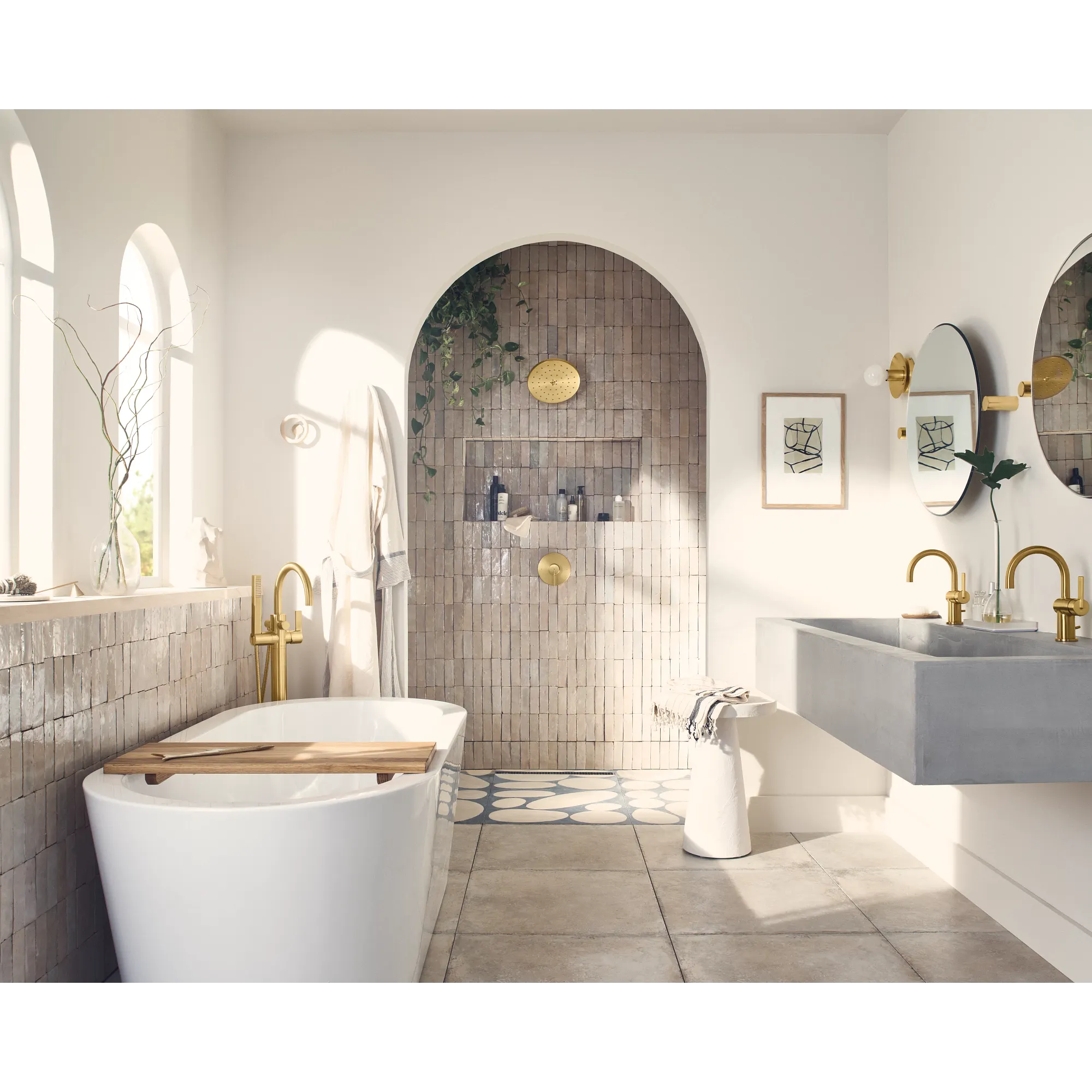 Cia One-Handle Tub Filler Includes Hand Shower - Image 20