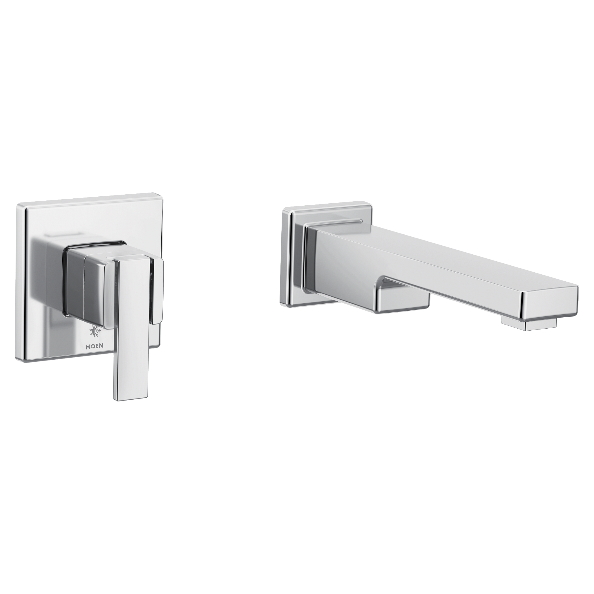 90 Degree One-Handle Non Diverter Wallmount Tub Filler