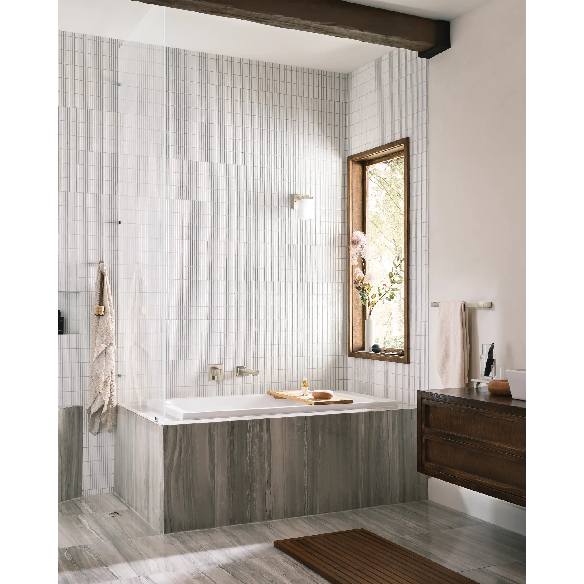 90 Degree One-Handle Non Diverter Wallmount Tub Filler - Image 16