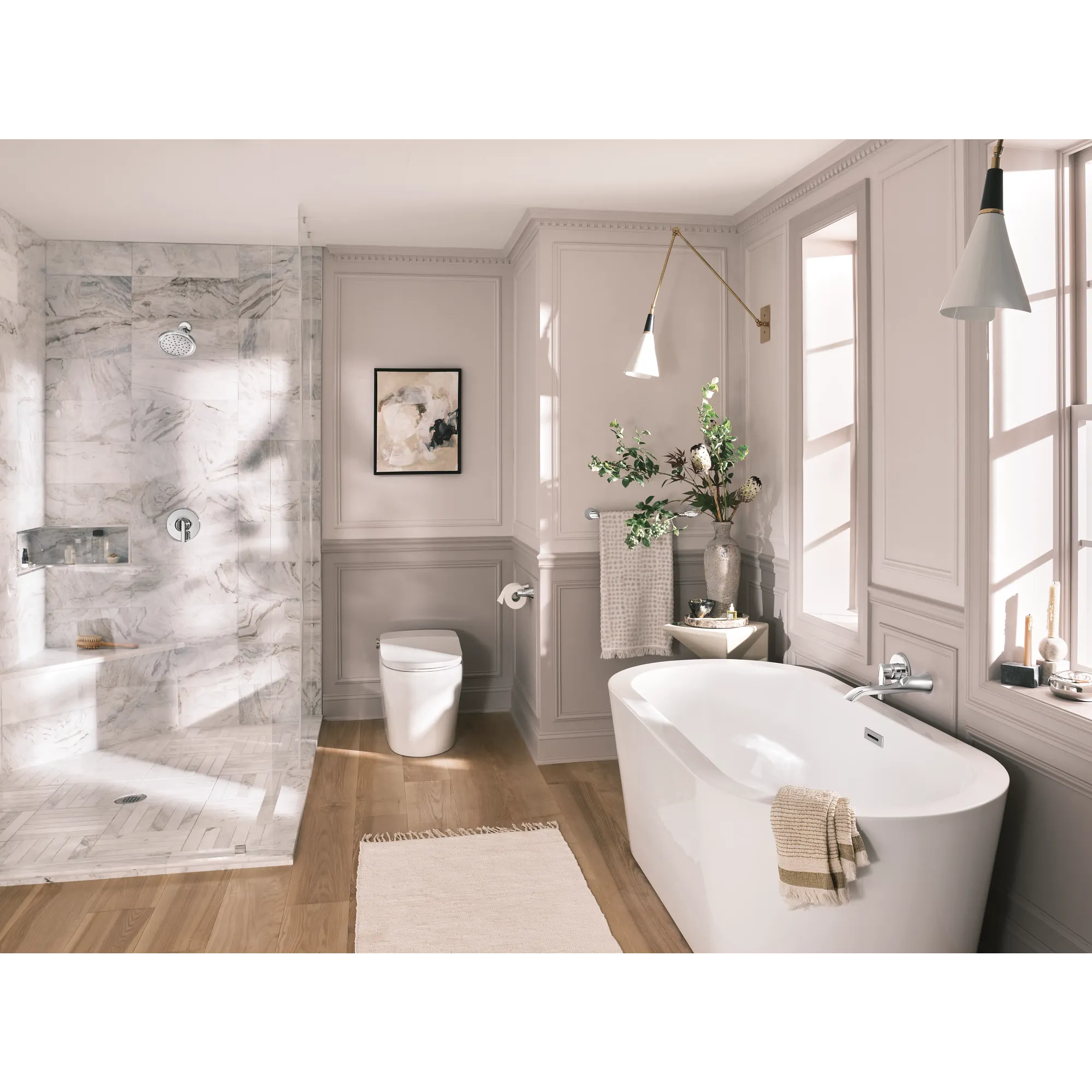 Doux One-Handle Non Diverter Wallmount Tub Filler - Image 2