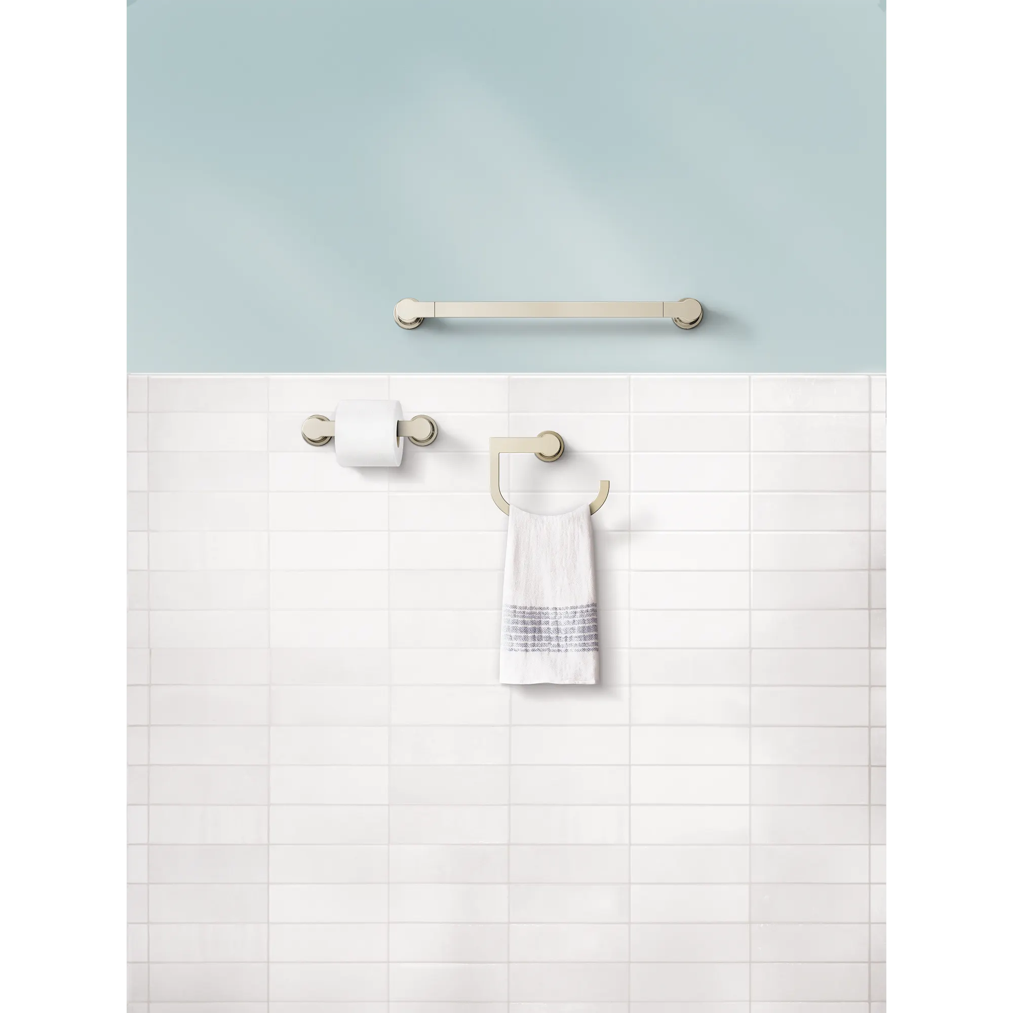 Rinza Pivoting Paper Holder Towel Bar Towel Ring - Image 6