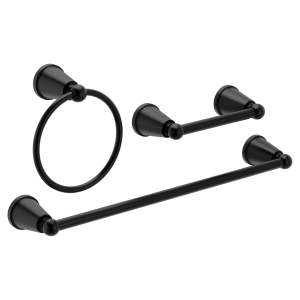 Caldwell 18 Towel Bar Towel Ring Pivoting Paper Holder